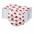 10pcs pack Disposable Christmas Printed Soft Face  Cover 3 layer Dustproof Earloop Bandage Covers Monochrome 4