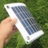 10w 18v Portable Solar Panel Battery Charger Solar Powered Charging Device For 12v Car Rv Battery Semi flexible black