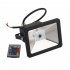 10w  20w  30w RGB Flood  Light Ultra thin Waterproof Colorful Floodlights Portable Outdoor Camping Parties Emergency Lights