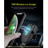 10w Wireless Car Charger D02 Gravity Induction Charger Adjustable Stand For 4 7 Inch Screen Models With Micro usb Interface Input black