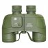 10x50 Binoculars High power Hd with Compass Infrared Ranging Nitrogen filled Waterproof Telescope Army Green