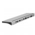 11 In 1 Docking Station Type c Interface Usb3 1 To HDMI compatible Adapter Docking Station Gray