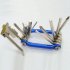 11 in 1 Bicycle Tools Sets Bike Multi Repair Kit Hex Spoke Wrench Screwdriver Blue
