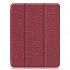 11 inch Foldable TPU Protective Shell Tablet Cover Case Shatter resistant with Pen Slot for iPadPro red