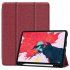 11 inch Foldable TPU Protective Shell Tablet Cover Case Shatter resistant with Pen Slot for iPadPro red