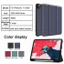11 inch Foldable TPU Protective Shell Tablet Cover Case Shatter resistant with Pen Slot for iPadPro red
