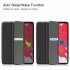 11 inch Foldable TPU Protective Shell Tablet Cover Case Shatter resistant with Pen Slot for iPadPro black