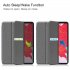 11 inch Foldable TPU Protective Shell Tablet Cover Case Shatter resistant with Pen Slot for iPadPro Silver gray