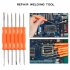 110v 60w Metal Soldering Iron Gun Tool Kit Adjustable Temperature Electric Welding Station Tip Case For Welding Beginners EU plug