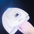 110w Nail Dryer Led Nail Lamp Uv Lamp Nail Art Phototherapy Machine Sun X5plus Induction Pedicure Salon Tool White US Plug
