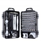 115-in-1 Magnetic Screwdriver Kit with Non-slip Handle Maintenance Repair Tools 