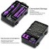 115pcs Magnetic Precision Screwdriver Set Portable High Hardness Phone Electronics Repair Tool Kit Purple