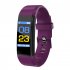 115plus Smart Watch With Sport Modes Waterproof Watches Heart Rate Blood Pressure Sleep Monitor 0 96 Inch Touch Screen Fitness Tracker blue