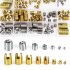 116pcs Wire Inserter Thread Repair Kit M3 m12 Self tapping Threaded Wire Repair Tool Kit with Storage Box