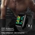 116plus Smart Watch USB Charging D13 Sport Smartwatch Trackers Blood Pressure Heart Rate Monitor black
