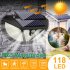 118 Led Solar Wall Lamp 3 Modes 270 Degree Ip65 Waterproof Infrared Motion Sensor Outdoor Garden Light 5 sided LED