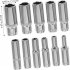 11Pcs 1 4 Hexagonal Extended Socket Chrome Vanadium Steel Drive Impact Socket Set For Wrench Assortment Metric Hexagonal Socket Mechanic Tools 1 4 4 14MM 11pcs