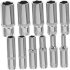 11Pcs 1 4 Hexagonal Extended Socket Chrome Vanadium Steel Drive Impact Socket Set For Wrench Assortment Metric Hexagonal Socket Mechanic Tools 1 4 4 14MM 11pcs