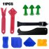 11pcs Caulking  Finishing  Tool Kit Sealant Caulk Grout Remover Scraper For Kitchen Bathroom Window Sink Joint blue and green glue nozzle