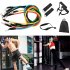 11pcs Portable Exercise Resistance Band Set Exercise Stretch Fitness Home Set