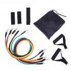 11pcs Portable Exercise Resistance Band Set Exercise Stretch Fitness Home Set