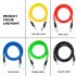 11pcs Portable Resistance Bands Set Fitness Exercise Bands Muscle Builder For Arm Chest Back Abdominal Butt Leg 11 piece set