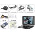 12 1 Inch Portable DVD Player has 1024x768 resolution  16 9 aspect ratio as well as 270 Degree Swivel Rotation screen  for all your multimedia entertainment