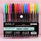 12 16 18 24 36 48 Colors Gel  Pen  Set Hand painted Coloring Highlighter Pen Writing Stationery