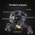 12 1BB Baitcasting Reel 6 3 1 Fish Reel Fishline Wheel Magnetic Brake Anti explosion Fishing Wheel Matte black Right hand