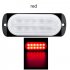 12 24V 12 LED Emergency Strobe Lights Trailers Lights Flashing Warning Truck Side Marker Lamp Red light