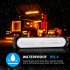 12 24V 12 LED Ultra thin Strobe Car Light Assembly Truck Caravan Warning Flashing Lights Truck Side Signs Trailer Lights Yellow white yellow