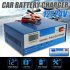 12 24v Automatic Quick Battery  Charger Intelligent Pulse Repair Truck Storage Eu Plug