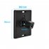 12 24v Car Monitor Folding Screen Display with Cigarette Lighter Power Cord 8 light Camera Black