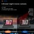 12 24v Car Monitor Folding Screen Display with Cigarette Lighter Power Cord 8 light Camera Black