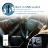12 24v Car Monitor Folding Screen Display with Cigarette Lighter Power Cord 8 light Camera Black