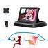 12 24v Car Monitor Folding Screen Display with Cigarette Lighter Power Cord 8 light Camera Black