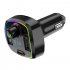 12 24v Qc3 0 Fast Charge Car Charger Bluetooth Black