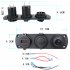 12 24v Rv Car Charger Socket Cigarette Lighter Waterproof Switch Combination Qc3 0 Quick Charge Dual Usb Socket red