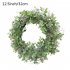 12 5inch 32CM  Green Corallina Officinalis Shape Wreath for Door Wall Window Party Decor green