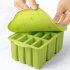 12 Cavity Silicone Popsicle Molds With 50pcs Popsicle Sticks Summer Diy Popsicle Maker Mold Ice Cream Mold A pink   bagged