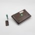 12 Digit Display Solar Battery Dual Power Calculator Portable Foldable Basic Calculator  black