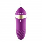 12 Frequency Vibration Female Masturbation Wireless USB Charging Climax Vibrator Adult Massager purple