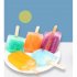 12 Holes Ice Cream Mold Silicone Homemade Popsicle DIY Ice sucker Mould for Kids Adults blue