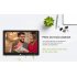 12 Inch 1080P HD Digital Photo Frame with Remote Control Support 32G SD and USB for Pictures and Videos Black US plug