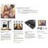 12 Inch 1080P HD Digital Photo Frame with Remote Control Support 32G SD and USB for Pictures and Videos Black US plug
