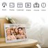 12 Inch 1080P HD Digital Photo Frame with Remote Control Support 32G SD and USB for Pictures and Videos Black US plug