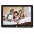 12 Inch 1080P HD Digital Photo Frame with Remote Control Support 32G SD and USB for Pictures and Videos Black US plug