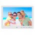 12 Inch 1080P HD Digital Photo Frame with Remote Control Support 32G SD and USB for Pictures and Videos Black US plug