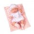 12 Inch Realistic Reborn Dolls Lifelike Joint Movable Handmade Vinyl Baby Doll Toys For Boys Girls Birthday Christmas Gifts blue flower 12 inches