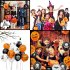 12 Inches Latex Halloween Balloons Cobwebs Pumpkins Witches Skeletons Printing For Halloween Party Decoration Single sided printing 16pcs